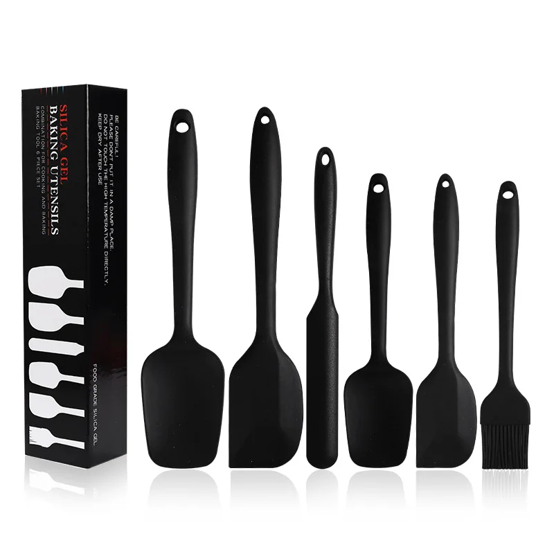 6 Piece Non Stick Premium Silicone Spatula Set Heat Resistant Spatula Kitchen Utensils Set for Cooking, Green, black, pink, blue, red, orange
6 Piece Non Stick Premium Silicone Spatula Set Heat Resistant Spatula Kitchen Utensils Set for Cooking, Green, black, pink, blue, red, orange