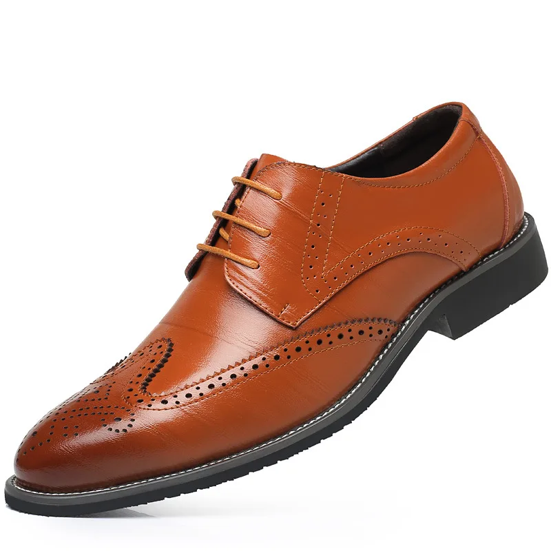 Dropshipping Fashion Men's Leather Shoes Solid Color Round Toe Flat Cross Strap Breathable Men's Dress Dhoes
Dropshipping Fashion Men's Leather Shoes Solid Color Round Toe Flat Cross Strap Breathable Men's Dress Dhoes