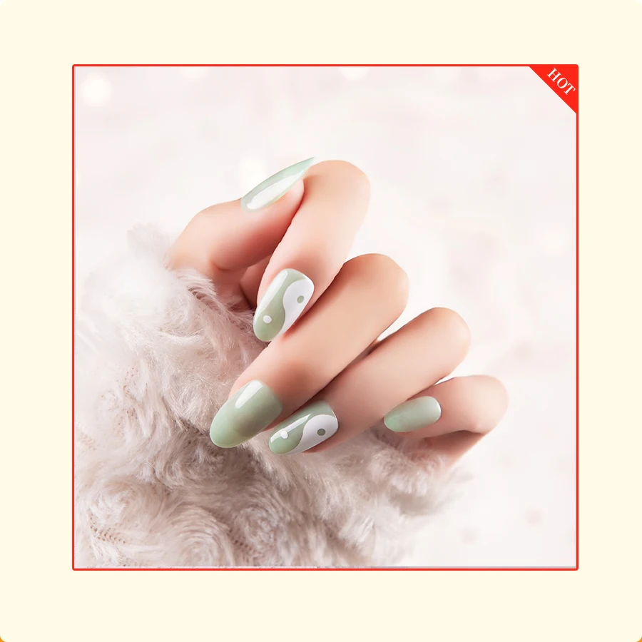 Yingyang Balance Nails New Arrival Wholesale Price Oval Shape Press On Nails Faux Ongles
Yingyang Balance Nails New Arrival Wholesale Price Oval Shape Press On Nails Faux Ongles
