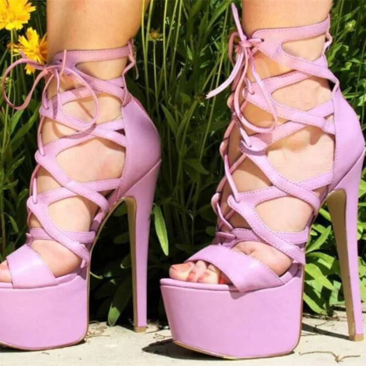 Sexy Purple Hollow Out Back Zip Platform Thin Heel Women Sandals Round Toe Summer Dress Shoes For Lady Dating Shoes Big Size 47
Sexy Purple Hollow Out Back Zip Platform Thin Heel Women Sandals Round Toe Summer Dress Shoes For Lady Dating Shoes Big Size 47