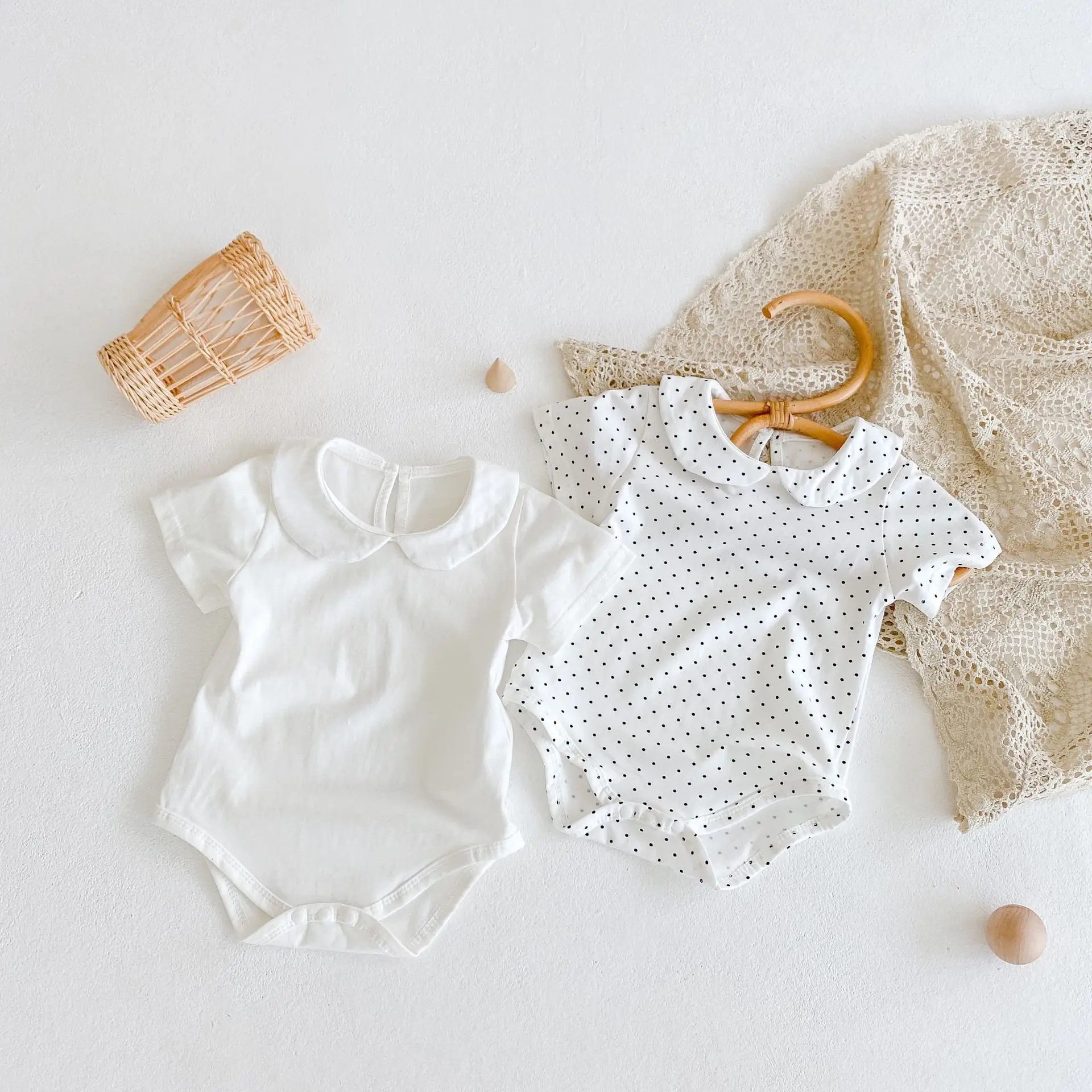 Girls Baby Infant Polka Dot Romper Doll Collar Short Sleeve Newborn Clothes Jumpsuit
Girls Baby Infant Polka Dot Romper Doll Collar Short Sleeve Newborn Clothes Jumpsuit