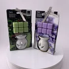 7x8cm wax round shape glass cup nature soy scented candle
