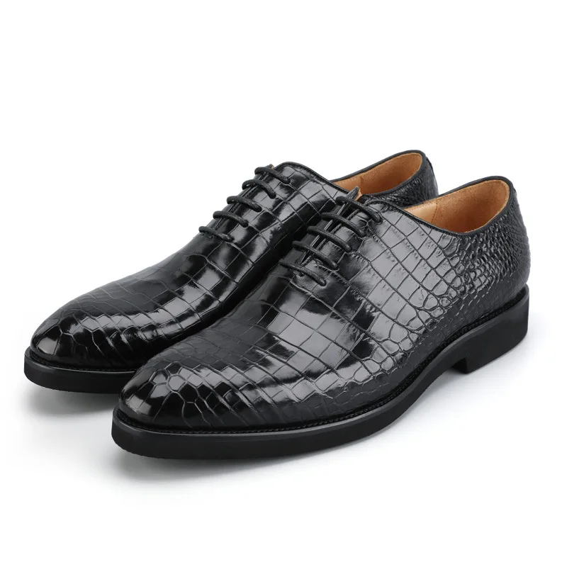 2021 new crocodile leather shoes summer men's business leather shoes trend leather shoes 
2021 new crocodile leather shoes summer men's business leather shoes trend leather shoes