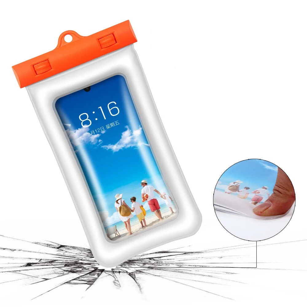 Universal Premium Waterproof Phone Case Cover Underwater Phone Bag For Mobile Phone, Blue,black,orange,pink,green 
Universal Premium Waterproof Phone Case Cover Underwater Phone Bag For Mobile Phone, Blue,black,orange,pink,green