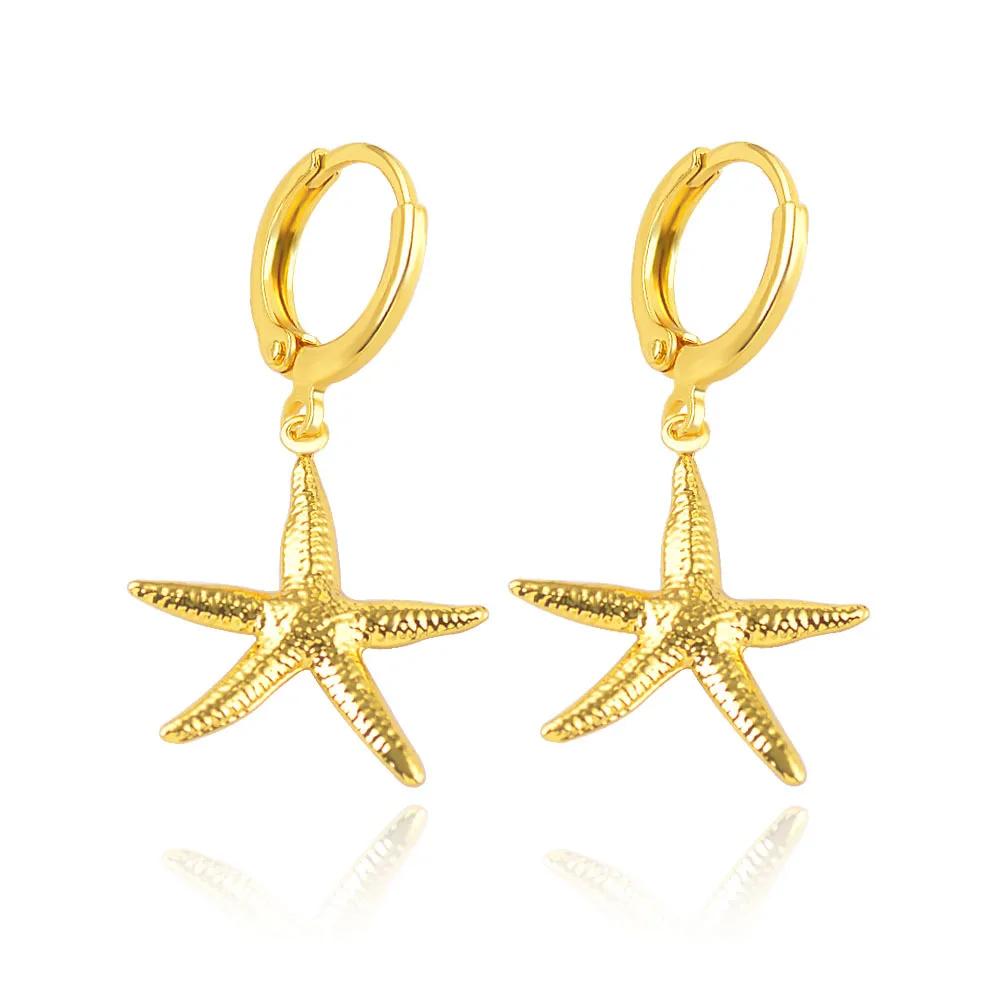 Wholesale Ladies Metal Ear Buckle Marine Animal Series Starfish Mermaid Geometry Earrings Creative Earrings For Women 2021, Gold,silver
Wholesale Ladies Metal Ear Buckle Marine Animal Series Starfish Mermaid Geometry Earrings Creative Earrings For Women 2021, Gold,silver