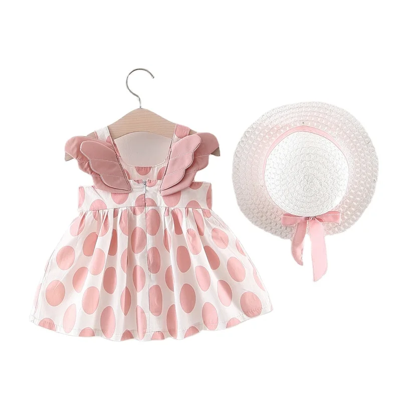 New Style Summer Little Girls Dresses Kids Children Sweet Wings Sleeveless Baby Girl Dresses Clothing Sets
New Style Summer Little Girls Dresses Kids Children Sweet Wings Sleeveless Baby Girl Dresses Clothing Sets