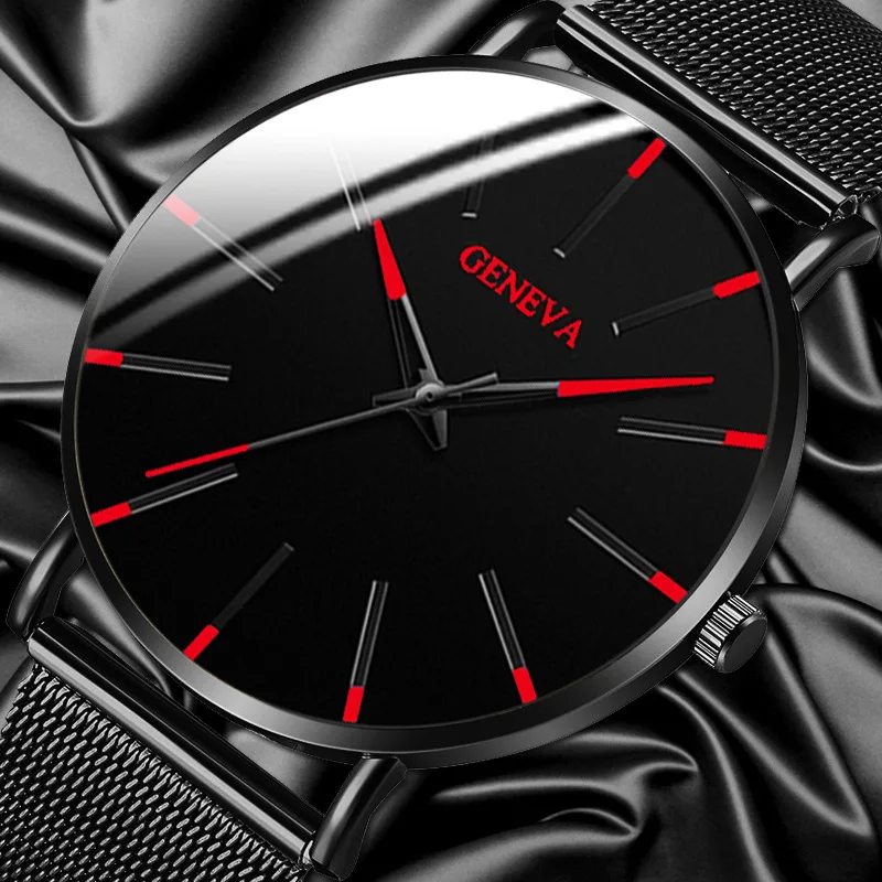 Luxury Fashion Mens Minimalist Watches Ultra Thin Black Stainless Steel Mesh Band Watch Men Business Casual Analog Quartz Clock
Luxury Fashion Mens Minimalist Watches Ultra Thin Black Stainless Steel Mesh Band Watch Men Business Casual Analog Quartz Clock