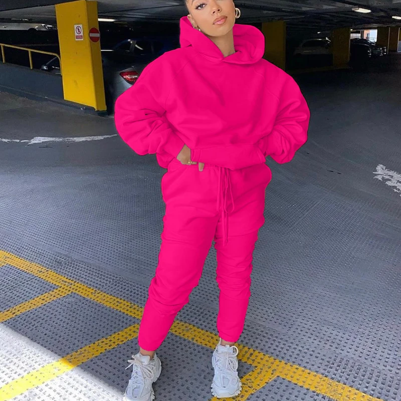 Ready to Ship Wholesale Woman Fall Winter Sets Women Custom Sports Tracksuit Zip Hoodies Pants Jogger 2 Piece Set Women
Ready to Ship Wholesale Woman Fall Winter Sets Women Custom Sports Tracksuit Zip Hoodies Pants Jogger 2 Piece Set Women