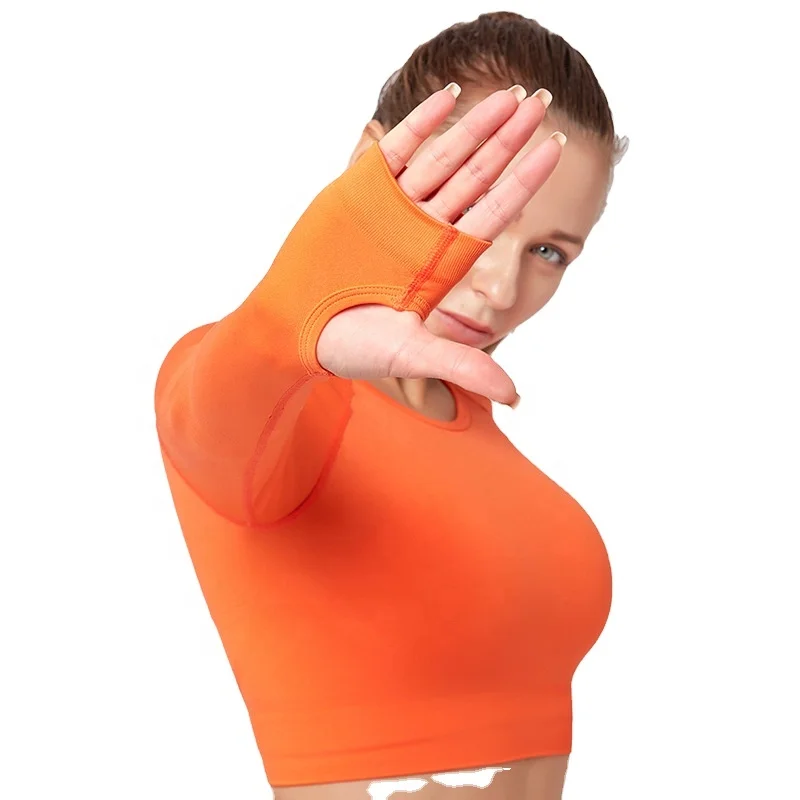 2020 hot mesh breathable long sleeve quick-drying round neck outdoor women's running fitness yoga tops activewear, Red/yellow/blue/black/gray/orange
2020 hot mesh breathable long sleeve quick-drying round neck outdoor women's running fitness yoga tops activewear, Red/yellow/blue/black/gray/orange