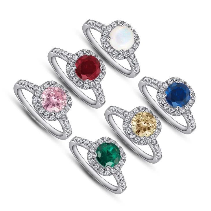 Lover Gift Jewelry 925 Sterling Silver Couples Marriage Ring Engagement Fashion Rings
Lover Gift Jewelry 925 Sterling Silver Couples Marriage Ring Engagement Fashion Rings