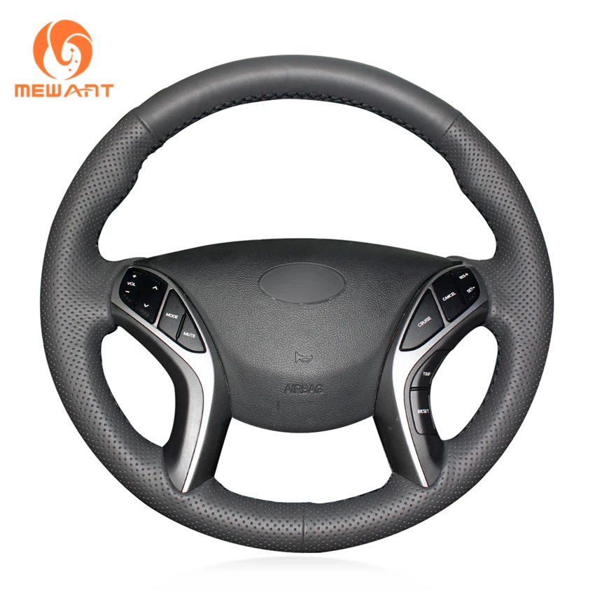 Custom Hand Sewing Artificial Leather Steering Wheel Cover for Hyundai Elantra GT Coupe i30 2011 2012 2013 2014 2015 2016 2017
Custom Hand Sewing Artificial Leather Steering Wheel Cover for Hyundai Elantra GT Coupe i30 2011 2012 2013 2014 2015 2016 2017