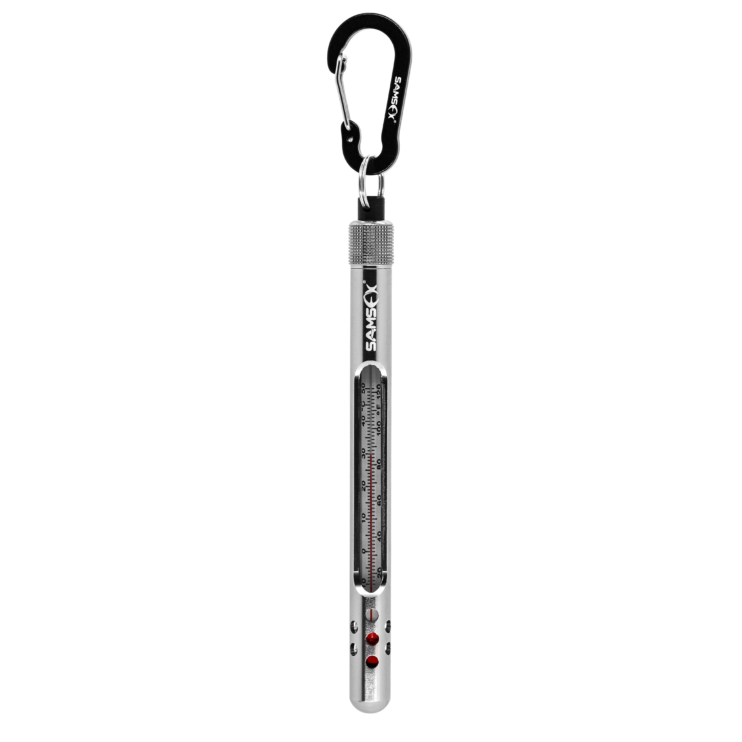 SAMSFX 20-120 Fahrenheit/Celsius Fly Fishing Thermometer Assortment Fly Fishing Tools and Accessories, Chrome
SAMSFX 20-120 Fahrenheit/Celsius Fly Fishing Thermometer Assortment Fly Fishing Tools and Accessories, Chrome