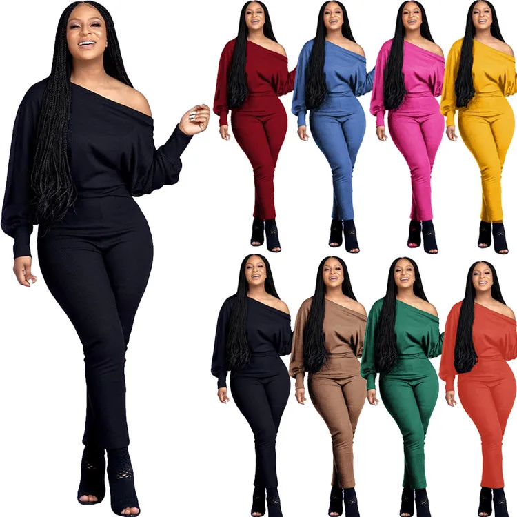 LXE Fashion Lady Rompers Long Sleeve Off Shoulder Multicolor Plus Size Autumn Women One Piece Jumpsuits
LXE Fashion Lady Rompers Long Sleeve Off Shoulder Multicolor Plus Size Autumn Women One Piece Jumpsuits