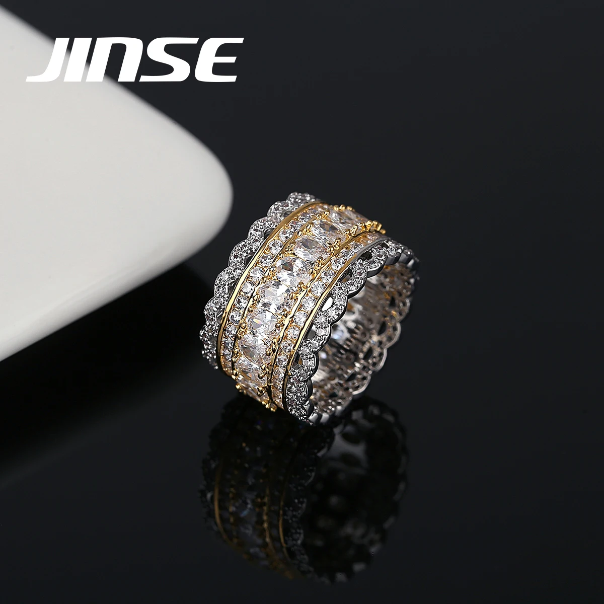 LUOTEEMI Luxury Cubic Zirconia Rings for Women Big and Wide Finger Stone Ring Hip Hop
LUOTEEMI Luxury Cubic Zirconia Rings for Women Big and Wide Finger Stone Ring Hip Hop