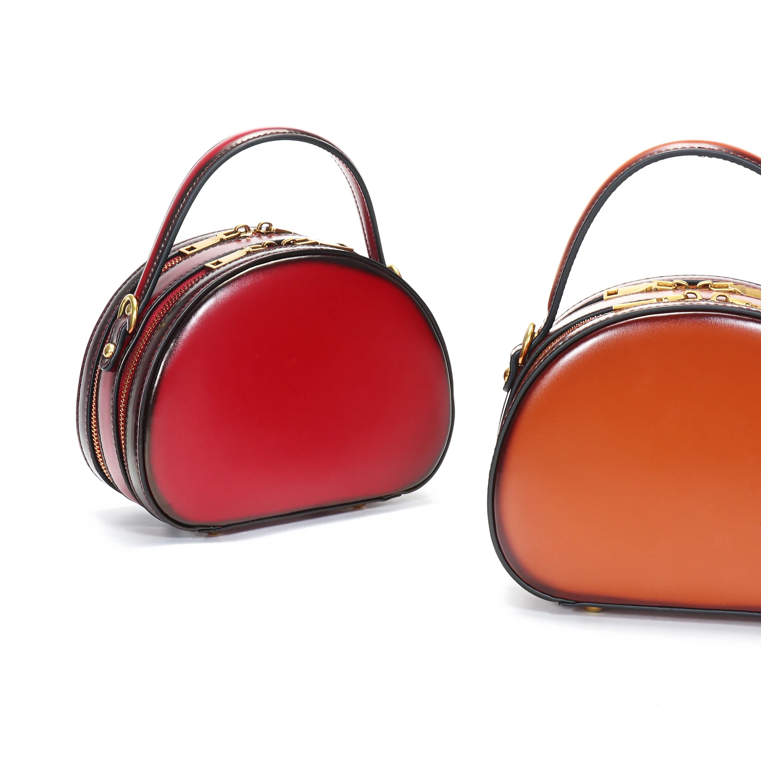Fashion Handbag Vintage Crossbody Domed Shape Shoulder Bag With Double Zipper Closure
Fashion Handbag Vintage Crossbody Domed Shape Shoulder Bag With Double Zipper Closure
