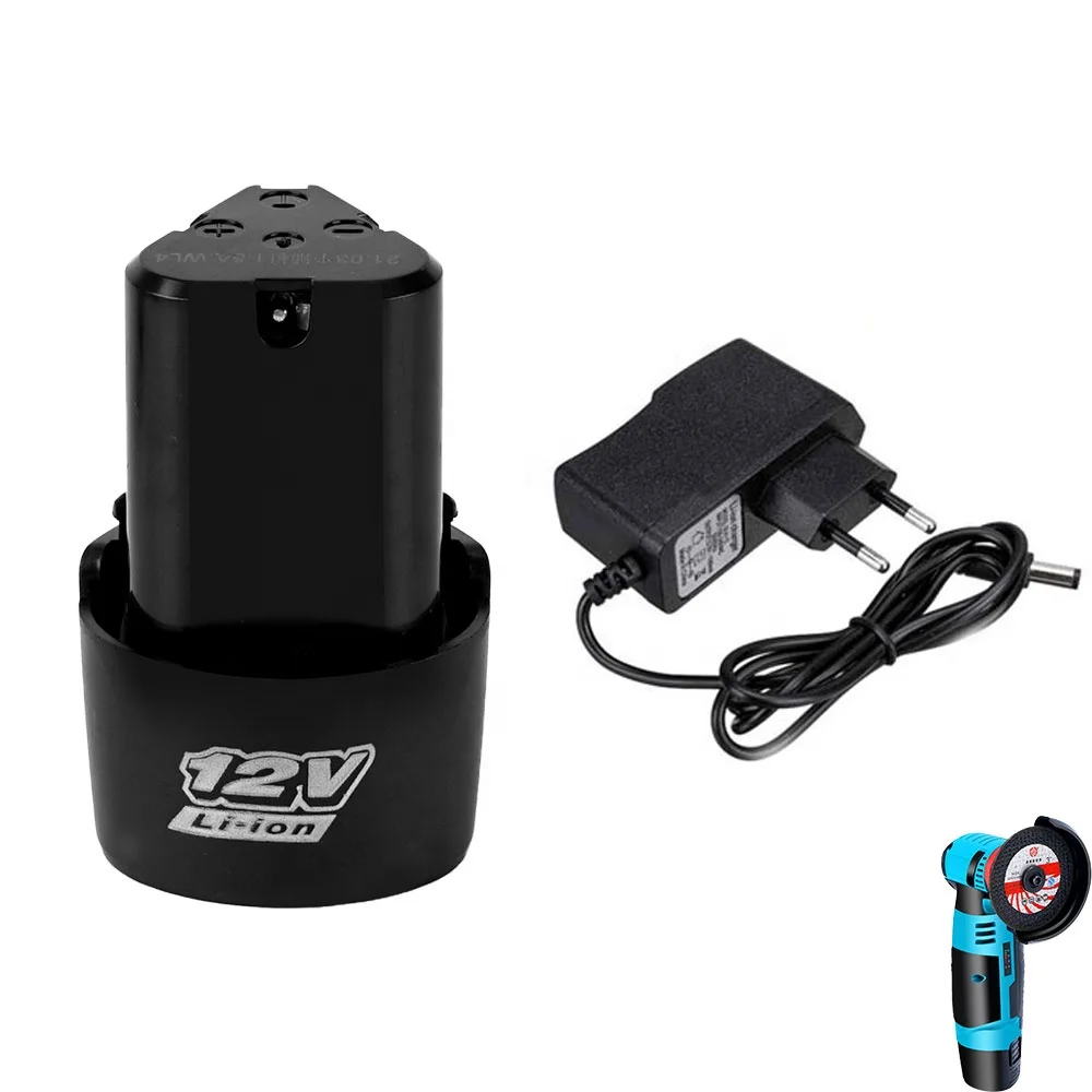 12V 1500mAh Rechargeable Lithium Battery For Angle Grinder Electric Drill Electric Screwdriver Spare Battery EU Plug
12V 1500mAh Rechargeable Lithium Battery For Angle Grinder Electric Drill Electric Screwdriver Spare Battery EU Plug