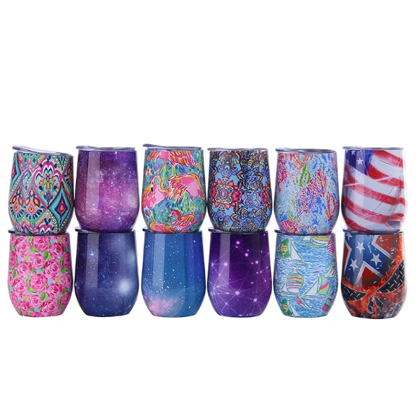 12 oz Air Transfer Customized Logo Stainless Steel Wine Tumbler Cups with BPA-Free Plastic Lids, Customized colors acceptable
12 oz Air Transfer Customized Logo Stainless Steel Wine Tumbler Cups with BPA-Free Plastic Lids, Customized colors acceptable