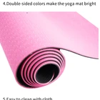 Eco-Fiendly TPE Fitness Exercise Yoga Mat