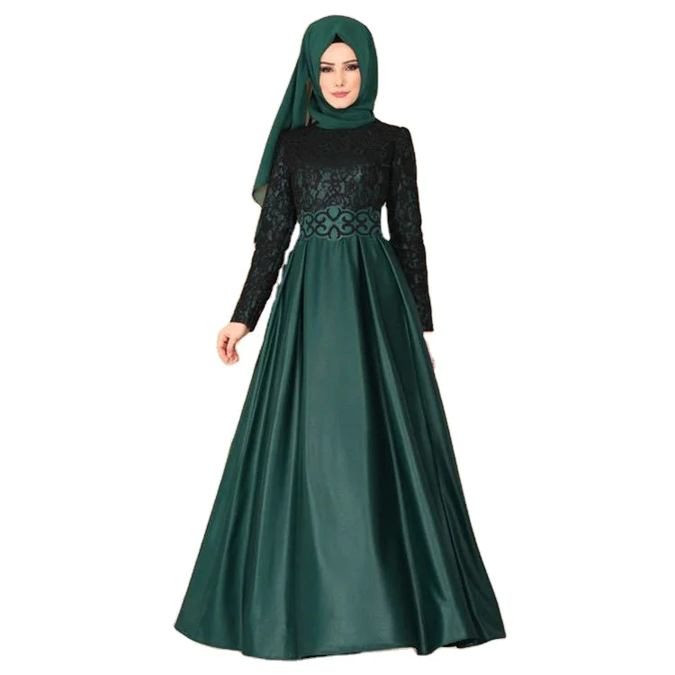 Wholesale Lace Stitching Retro Swing Skirt Muslim Ethnic Style Plus Size Long Sleeve Slim Dress, As show
Wholesale Lace Stitching Retro Swing Skirt Muslim Ethnic Style Plus Size Long Sleeve Slim Dress, As show
