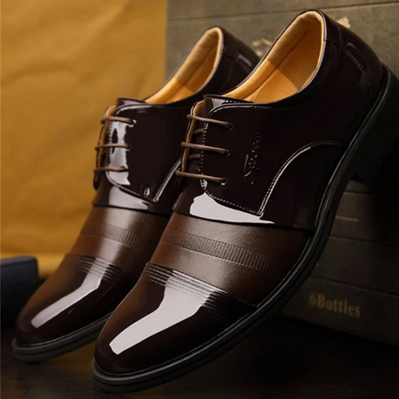 2022 Plus Size 48 Slip On Business Formal Dress Shoes Men PU Leather Shoes, Black,brown
2022 Plus Size 48 Slip On Business Formal Dress Shoes Men PU Leather Shoes, Black,brown