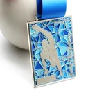 Cheap Custom Silver Plated Medallions, Metal Swimming Sport Medal Of Honor