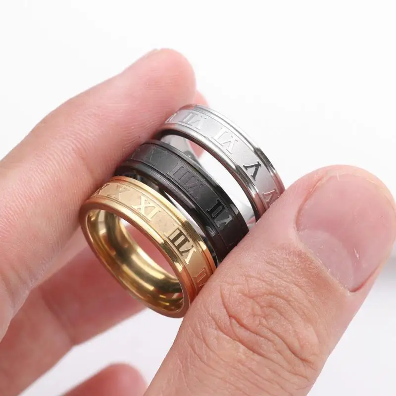 2022 Hot Sale Fashion Punk Stainless Steel Rings For Men Classic Titanium Steel Roman Numbers Rings Wholesale, Gold/silver/black
2022 Hot Sale Fashion Punk Stainless Steel Rings For Men Classic Titanium Steel Roman Numbers Rings Wholesale, Gold/silver/black