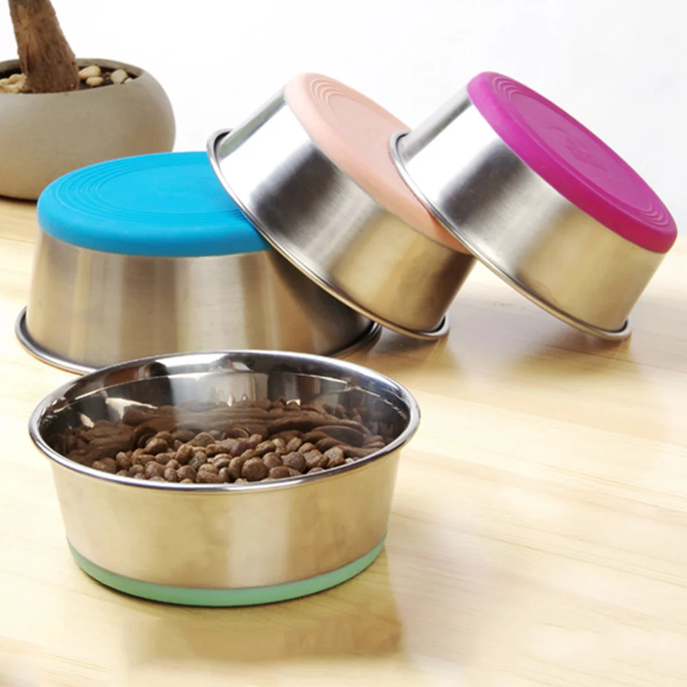 IKITCHEN Silicone Dog Deep Bowl Travel 20cm Stainless Steel Large Dog Water Bowl Antiskid Bottom Base Food Bowl For Cat Dog Pets
IKITCHEN Silicone Dog Deep Bowl Travel 20cm Stainless Steel Large Dog Water Bowl Antiskid Bottom Base Food Bowl For Cat Dog Pets