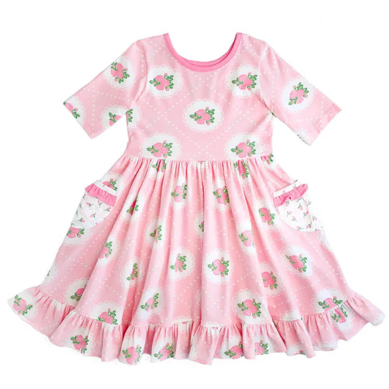 Rose floral kids clothes popular girl dress children cotton material twirl dress hot sale girl party dresses, Picture shows
Rose floral kids clothes popular girl dress children cotton material twirl dress hot sale girl party dresses, Picture shows