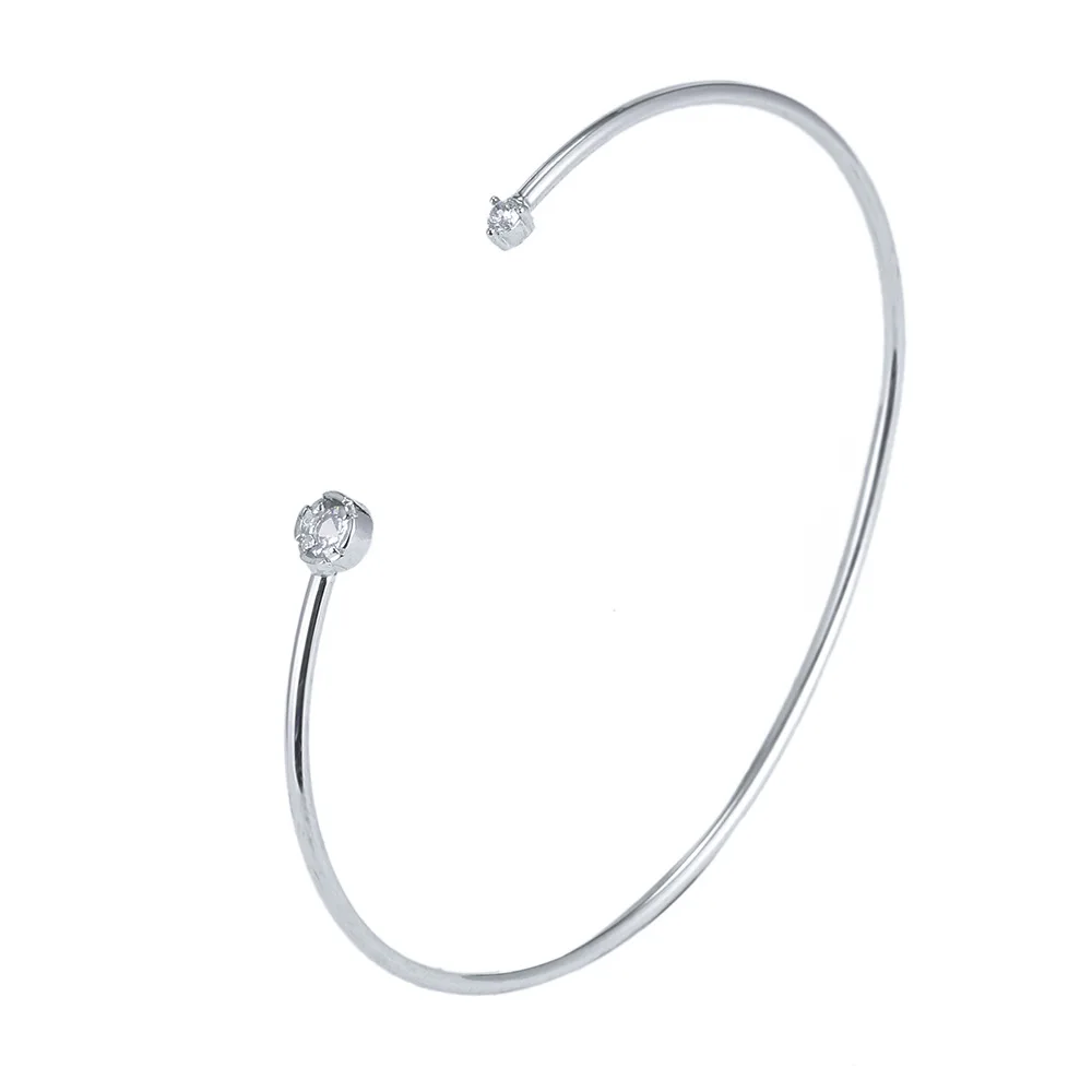 Luxury Cubic Zircon Adjustable Cuff Brass Metal Fine Delicate Bracelets For Women, Crystal
Luxury Cubic Zircon Adjustable Cuff Brass Metal Fine Delicate Bracelets For Women, Crystal