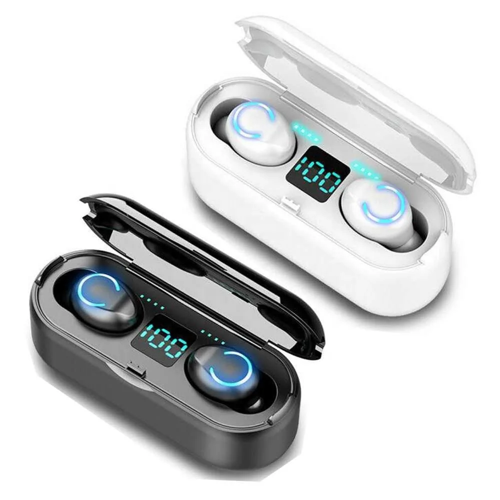 Auriculares Tws F9-8 Touch Control Wireless BT Earbuds 8D Stereo Sound HIFI F9 with larger capacity power bank charging case
Auriculares Tws F9-8 Touch Control Wireless BT Earbuds 8D Stereo Sound HIFI F9 with larger capacity power bank charging case