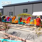 Cartoon Dinosaur Ride Kids Electric Amusement Train Rides