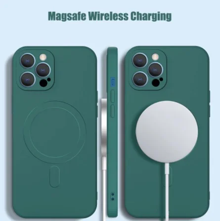 Liquid Silicone Magnetic Phone Case for iPhone 13 Pro Max Handy Cover TPU Mag Safe Cell Phone Cover for iPhone 13 Case Green, 9 colors
Liquid Silicone Magnetic Phone Case for iPhone 13 Pro Max Handy Cover TPU Mag Safe Cell Phone Cover for iPhone 13 Case Green, 9 colors
