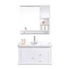 Solid Oak Wood Bathroom Vanity Furniture Modern Unfinished Wood Base Vanity Cabinet