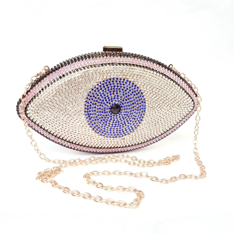 Eye Shape Bling Rhinestone Banquet Evening Clutch Bag Ladies Clutch Cosmetic Handbag/, As picture
Eye Shape Bling Rhinestone Banquet Evening Clutch Bag Ladies Clutch Cosmetic Handbag/, As picture