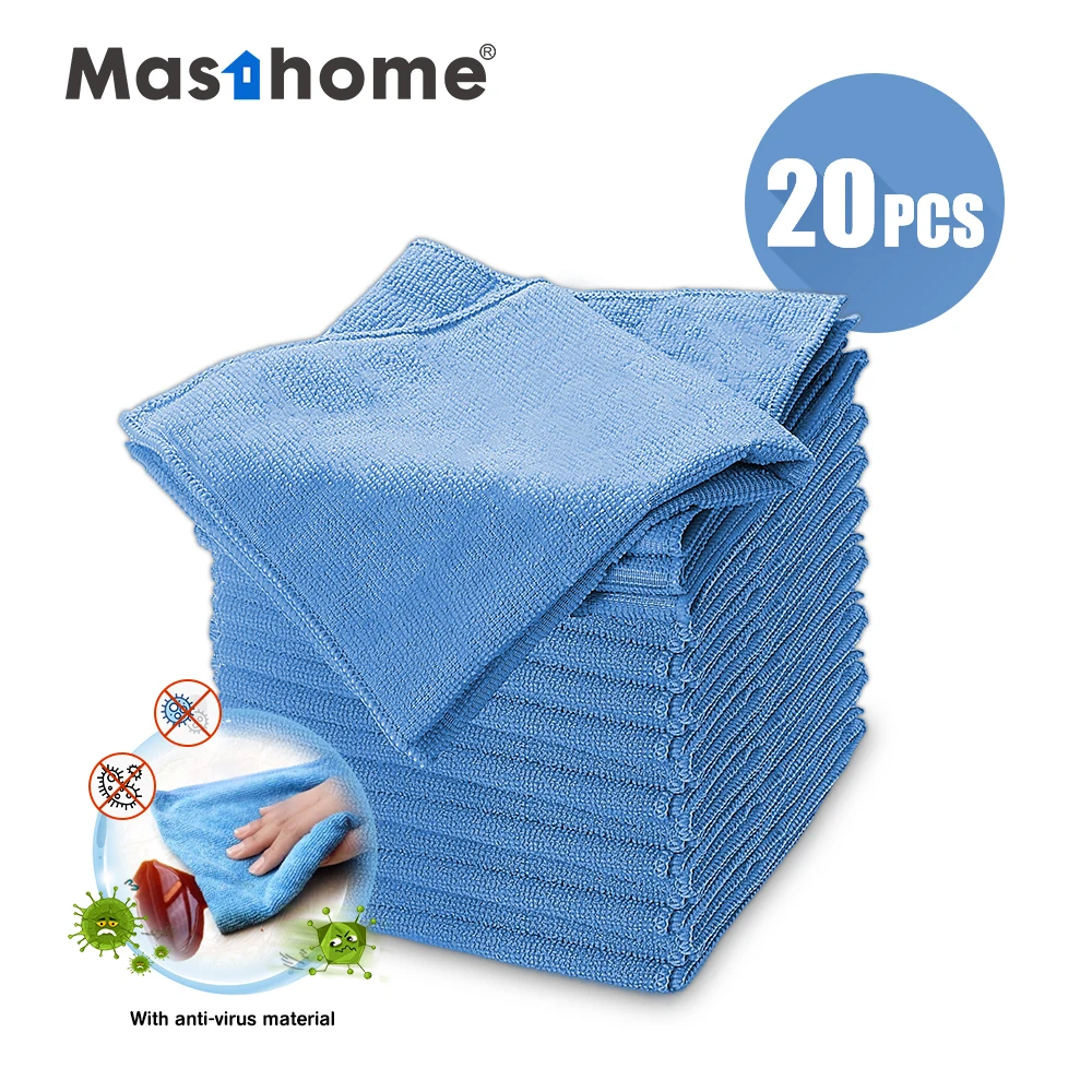Masthome 35.6*35.6cm super Absorbent microfiber towel cleaning cloth rags for car and home cleaning with anti-virus material
Masthome 35.6*35.6cm super Absorbent microfiber towel cleaning cloth rags for car and home cleaning with anti-virus material