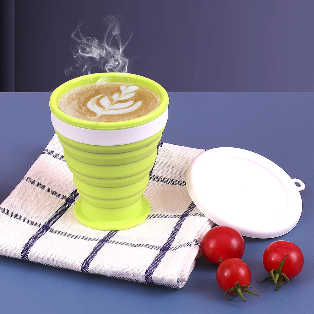 Silicone Drinkware Portable Plastic Pocket Sports Collapsible Silicone Travel Cups Folding Coffee Mug with Lid
Silicone Drinkware Portable Plastic Pocket Sports Collapsible Silicone Travel Cups Folding Coffee Mug with Lid
