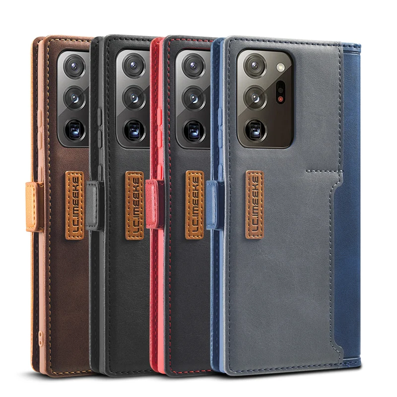 Note 20 Ultra Classic Retro Leather Wallet Flip Back Cover S21 Fashion Business Shockproof Coque For Samsung Mobile Phone Case
Note 20 Ultra Classic Retro Leather Wallet Flip Back Cover S21 Fashion Business Shockproof Coque For Samsung Mobile Phone Case