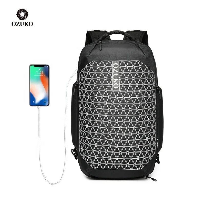 Ozuko D9273 Hot Products Laptop Bag Fashion Travel Waterproof Backpack Usb Rain Cover Back Pack, Black,blue,grey
Ozuko D9273 Hot Products Laptop Bag Fashion Travel Waterproof Backpack Usb Rain Cover Back Pack, Black,blue,grey