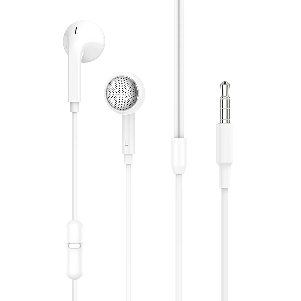 

New Style In-ear Wired Headset with 9D Surround Sound 3.5mm Interface Headphones Earphone, White