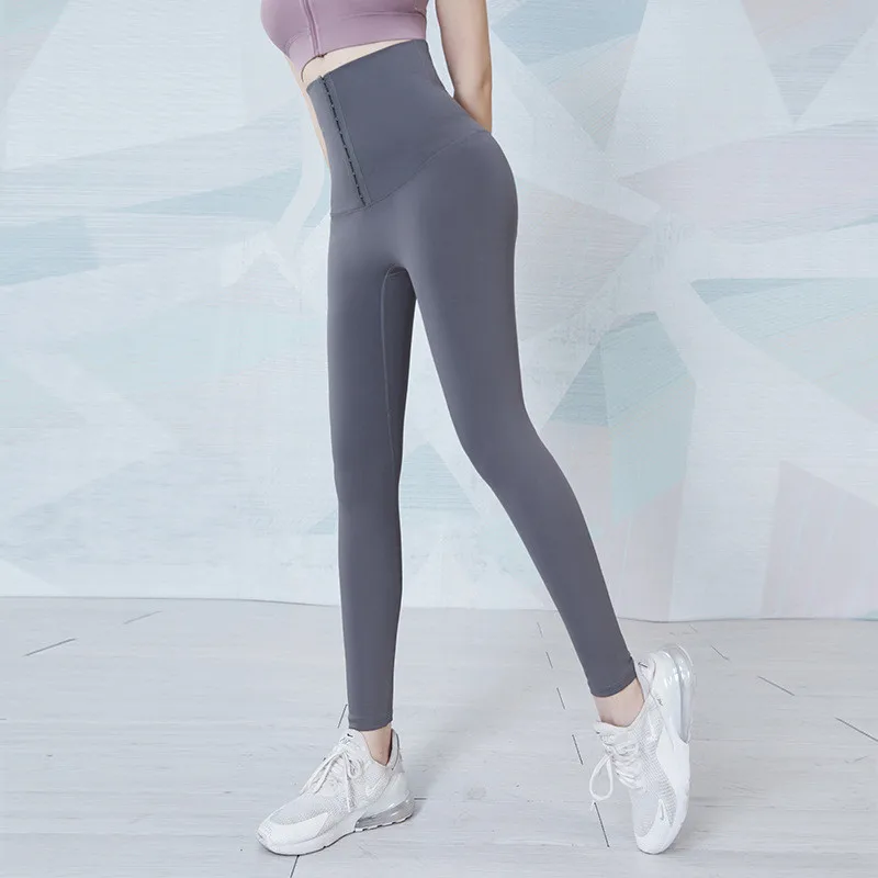 New Design Breathable Adjustable Hooks Waist Trainer Corset High Waist Yoga Pants Gym Leggings Women Fitness Apparel
New Design Breathable Adjustable Hooks Waist Trainer Corset High Waist Yoga Pants Gym Leggings Women Fitness Apparel