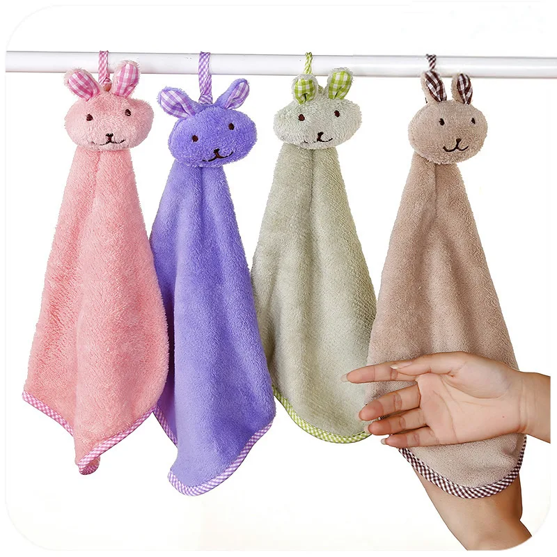 Cute Cartoon Rabbit Head Rabbit Hand Towel Bathroom Children Hanging Coral Fleece Kitchen Hand Towel Dish Cloth, As show
Cute Cartoon Rabbit Head Rabbit Hand Towel Bathroom Children Hanging Coral Fleece Kitchen Hand Towel Dish Cloth, As show