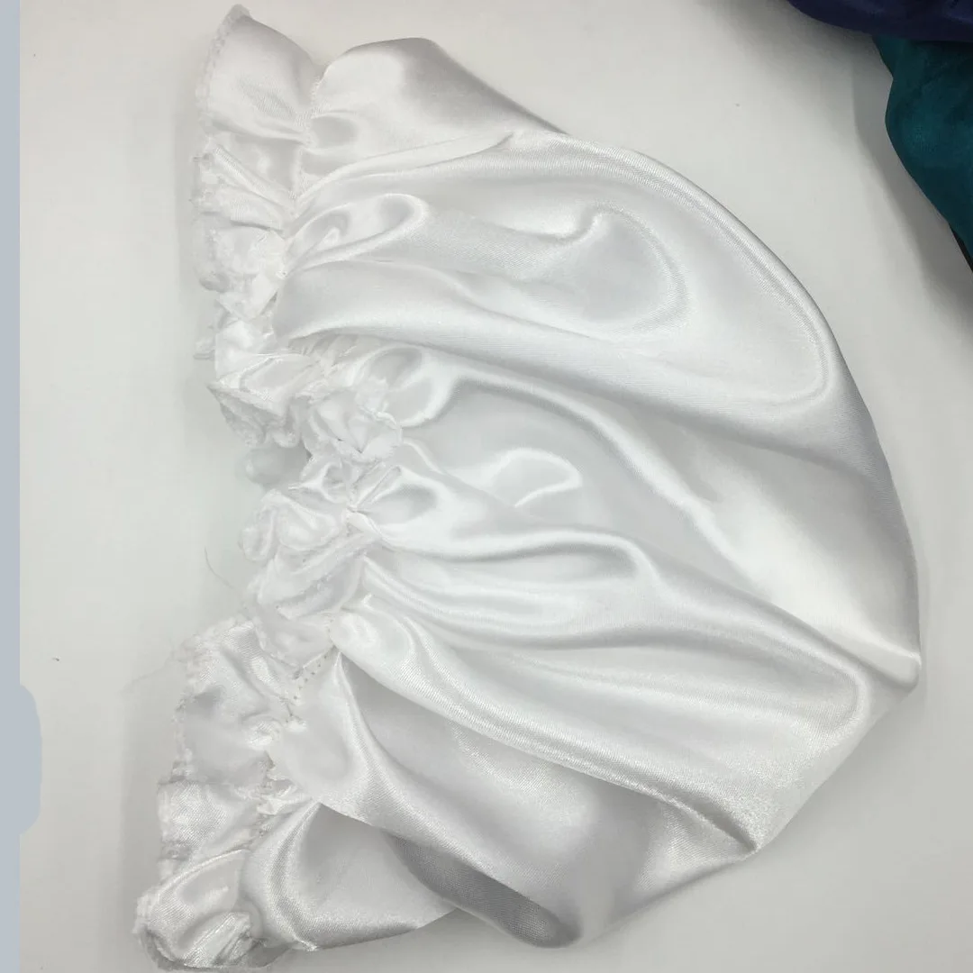 RubySub Custom Sublimation Hair Bonnets Sleeping Hat Women Satin Bonnets and Satin Hair Wraps, White
RubySub Custom Sublimation Hair Bonnets Sleeping Hat Women Satin Bonnets and Satin Hair Wraps, White