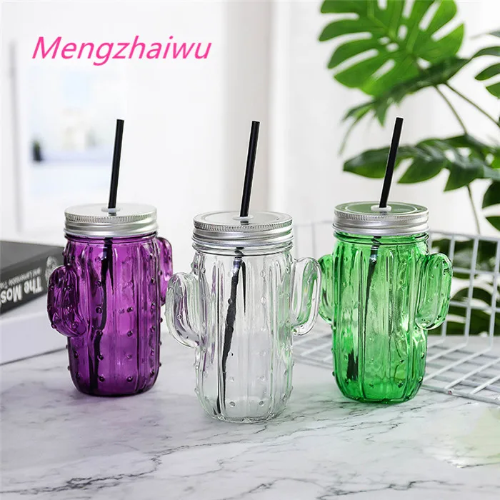 Japan new innovative daily use products creative cactus shaped colorful glass water bottle cute cold drink cup with straw
Japan new innovative daily use products creative cactus shaped colorful glass water bottle cute cold drink cup with straw
