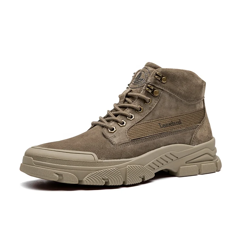 Leaveland Custom Latest Design Fashion Trend Lace Up Men's Ankle shoes Genuine Leather Life Style Work Casual Boots for men
Leaveland Custom Latest Design Fashion Trend Lace Up Men's Ankle shoes Genuine Leather Life Style Work Casual Boots for men