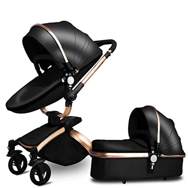 2 in 1 Baby Stroller Leather PU Safety seat high Landscape Stroller, Pink,black,white,brown/ custom
2 in 1 Baby Stroller Leather PU Safety seat high Landscape Stroller, Pink,black,white,brown/ custom