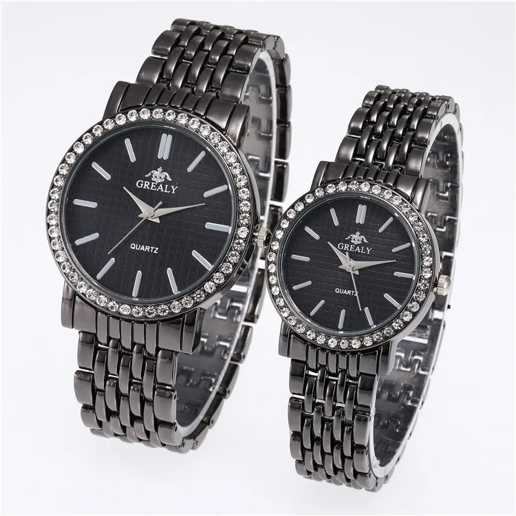Wholesale fashionable gift lady men quartz watches custom couple watch set with diamond, Picture shows 
Wholesale fashionable gift lady men quartz watches custom couple watch set with diamond, Picture shows