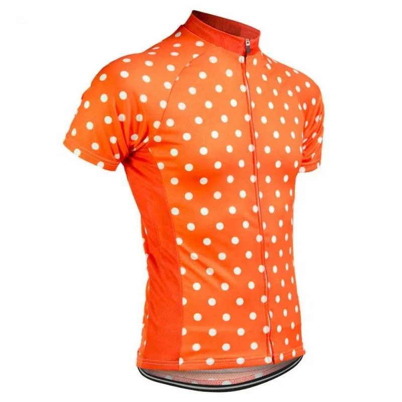 HIRBGOD HK799 Popular Cycle Jersey Men Cycling Jersey Short Sleeve Bike Jersey Orange Dots Team Cycling Wear
HIRBGOD HK799 Popular Cycle Jersey Men Cycling Jersey Short Sleeve Bike Jersey Orange Dots Team Cycling Wear