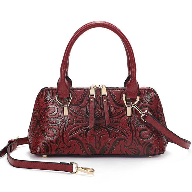 Retro Luxury Embossed Paisley Cowhide Genuine Leather Crossbody Shoulder Messenger Bags for Women 2019, Black wine red
Retro Luxury Embossed Paisley Cowhide Genuine Leather Crossbody Shoulder Messenger Bags for Women 2019, Black wine red