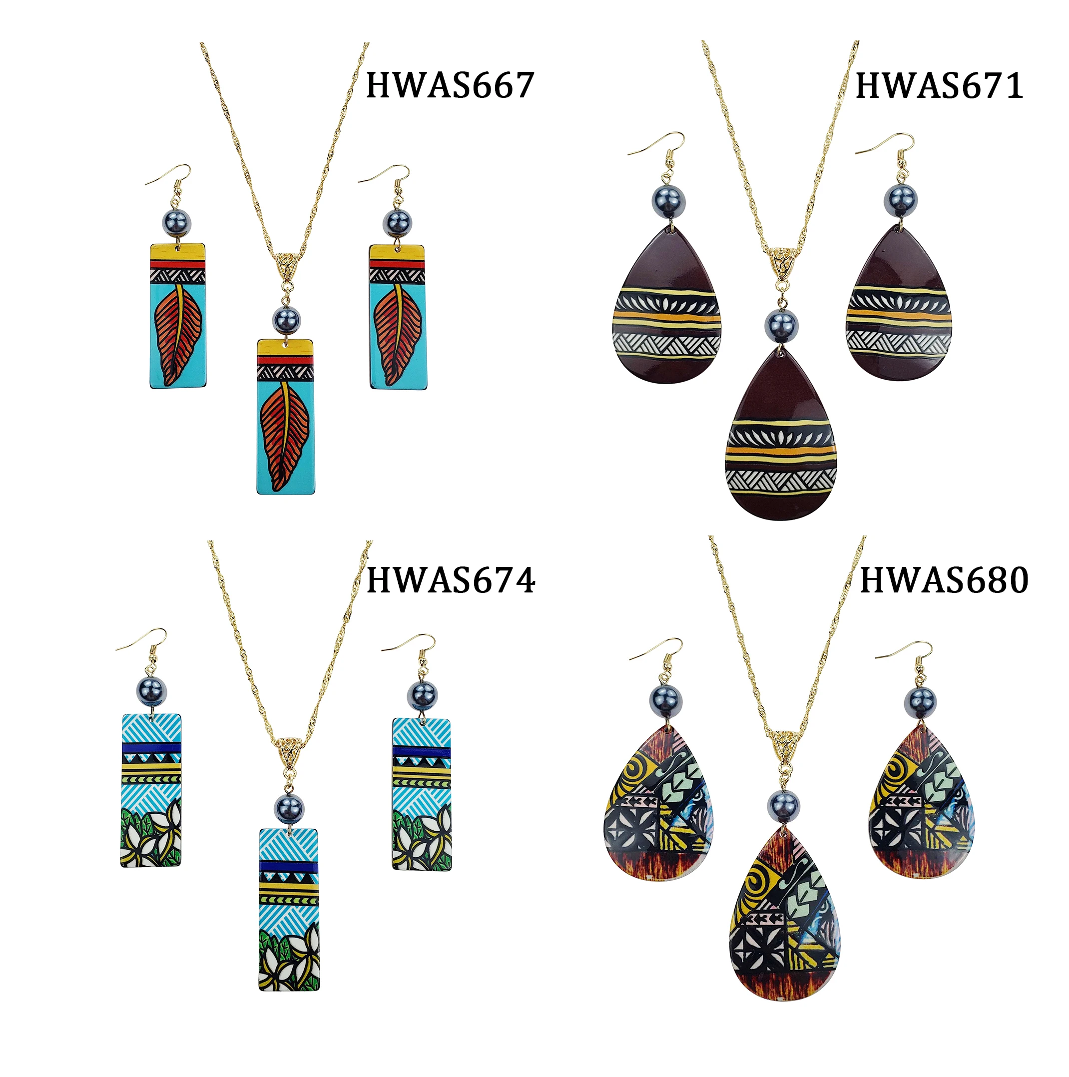 New arrival wholesale hawaiian acrylic tribal jewelry necklace and earrings geometric sets for women girls hight quality, Customized color
New arrival wholesale hawaiian acrylic tribal jewelry necklace and earrings geometric sets for women girls hight quality, Customized color