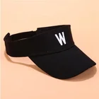 ACE high quality blank sun visor cap hat custom letter embroidery logo outdoor golf sun visor cap women men